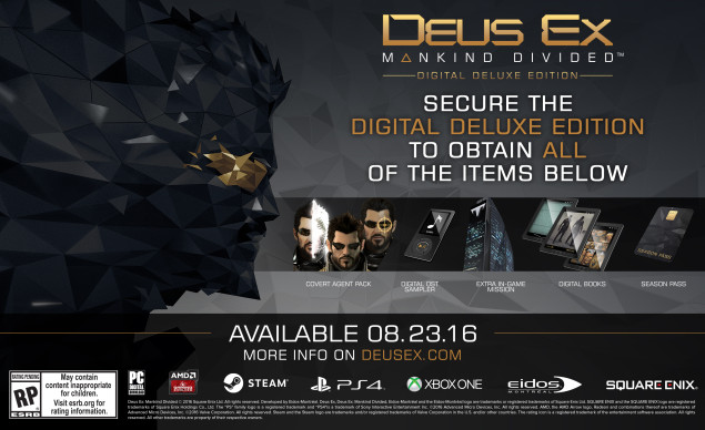 Deus Ex Mankind Divided - Digital Deluxe Edition