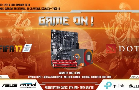 AMD announces the Kolkata edition of GAMEON on 12th and 13th January.
