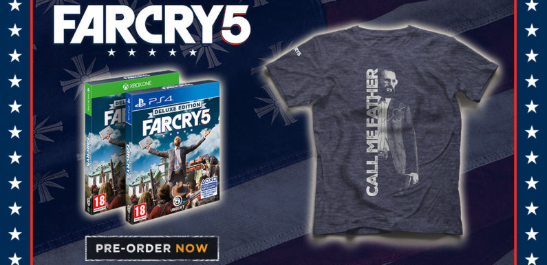 FAR CRY 5 PRE-ORDER OFFER : GET AN OFFICIAL FAR CRY 5 T-SHIRT