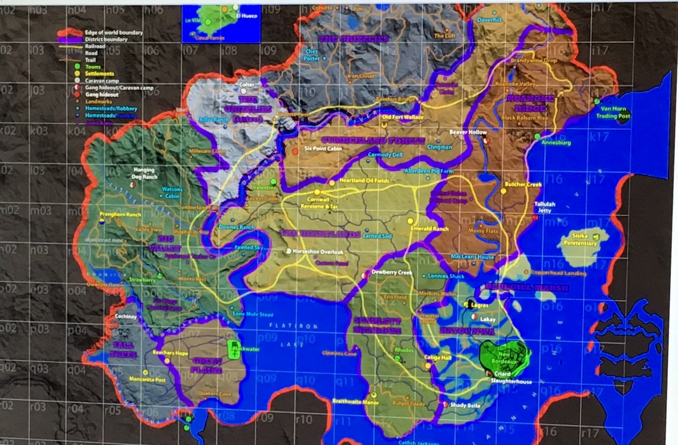 Rumour : Red Dead Redemption 2 Map Leaked 