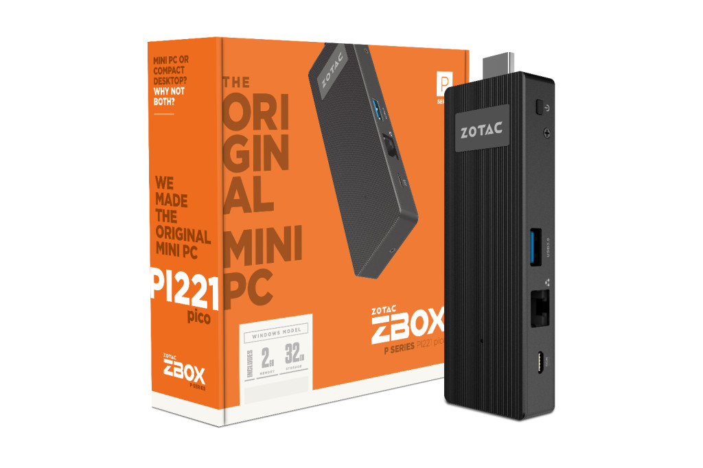 Zotac Zbox PI221's Box
