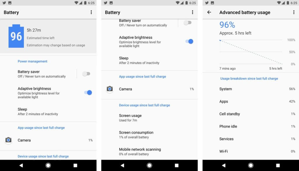 Android O settings 2