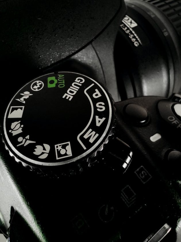 camera mode dial